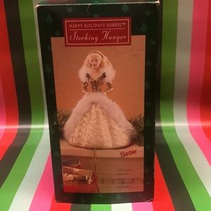 🎄Happy Holidays Barbie Stocking Hanger🎄